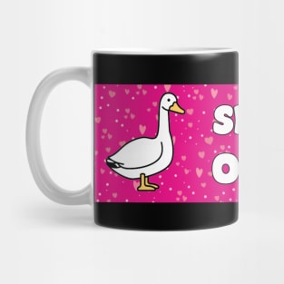 Silly Goose On Board Cute Meme Bumper Car Magnet Mug